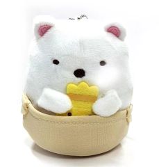 [중고]키홀더·마스코트(캐릭터) A.시로쿠마 볼 체인 첨부 먼지 냄비 인형 [스미코구라시]