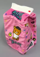 【中古】バッグ ピンク 牛乳パック型ポーチ 「リラックマ」