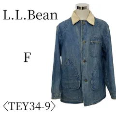 L.L.Bean エルエルビーン 青 Gジャン・ヴィンテージデニムジャケット FREE SIZE TEY34-9