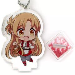 [중고] 잡화 아스나(프로그레시브) [세가 콜라보 카페 극장판 소드 아트·온라인 -프로그레시브- 별이 없는 밤의 아리아 스탠드 부착 데포르메아크릴 키홀더 ~세가 콜라보 카페 2021ver.~]
