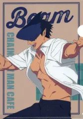 【中古】クリアファイル ビーム A5クリアファイル 「劇場版 チェンソーマン レゼ篇 チェンソーマンカフェ in BOX cafe＆space」 事前予約者限定カフェご利用特典