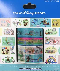 【中古】シール・ステッカー 集合 マスキングテープ 3個セット 「ディズニー」 東京ディズニーリゾート限定
