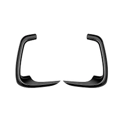 トヨタ新型 ヴォクシー/ノア エアコンカバー 専用車内アクセサリー VOXY/NOAH90系 フロントコンソールダッシュボード左右のエアコン出口ベントトリムカバー (ピアノブラック) 