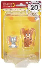 【中古】トレーディングフィギュア ミルクに潜るジェリーとタフィー フィギュア 「Happyくじ トムとジェリー TOM and JERRY FUNNY ART! 3」 A賞