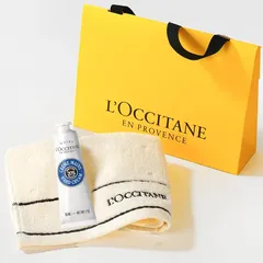 ロクシタン(L'OCCITANE) カリテコンフォート シア ハンドクリーム タオル付きギフト ギフトセット プチギフト 誕生日 女性 男性 人気 送別 プレゼント ギフト
