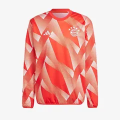 【送料無料・匿名発送】adidas アディダス バイエルン ミュンヘン 23/24 プレマッチ トップ 赤（レッド） 白（ホワイト） 23/24