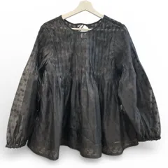 TORRAZZODONNA トラッゾドンナ シアードットブラウス 6257-4571 ブラック 黒 サイズFREE レディース 春 ゴーゴー古着マルイ草加店3112