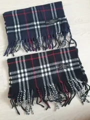 ポロクラブ CHECK マフラー 2点 まとめ ブラック ネイビー 新品 ウール アクリル マフラー