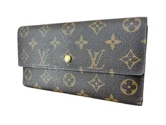 【美品】LOUIS VUITTON ルイ・ヴィトン モノグラム ポルトフォイユ サラ 長財布 財布 ウォレット メンズ レディース
