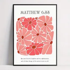 ガーデニングポスター　アート　フラワー　花　モダン　レトロ　ミッドセンチュリー　北欧　カフェ　バー　店舗　コスメ　インテリア　雑貨　ギフト　ギフト