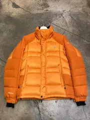 マウンテンハードウェア オレンジ ダウン ジャケット レディース Mサイズ