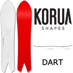 KORUA shapes/DART Snowboard for Men and Women - Powder Carving Board (2026 Model)