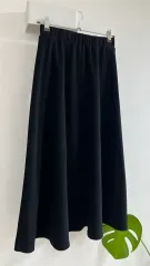 冬スカート ブラック