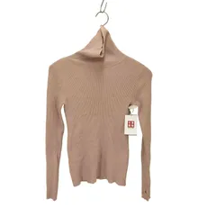 アニュアンス anuans カシミヤブレンドフィットリブニットプルオーバー レディース FREE 