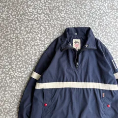 STUSSY / 90′s usa製 nylon anorak オールドステューシー　アノラック　ハーフジップ　ナイロンジャケット　白タグ　ビンテージ　ストリート　sk8