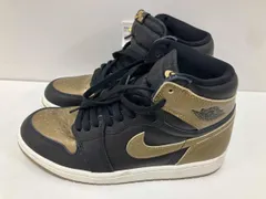 NIKE ナイキ スニーカー DZ5485-071 Air Jordan 1 Retro High OG Black Gold ブラック&ゴールド 25.5cm