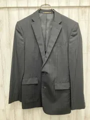 COMME CA ISM 96-84-180  ストライプセットアップ ブラック その他ジャケット