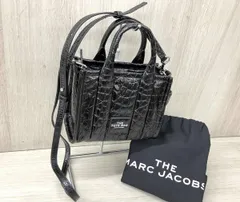 MARC JACOBS/マークジェイコブス/ショルダーバッグ/THE TO TE BAG/クロコエンボスミニトートバッグ/2way/ブラック