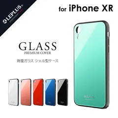 iPhone XR 背面ガラスシェルケース 「SHELL GLASS」 LP-IPMGS 背面ケース 背面カバー ケース カバー アイフォンケース アイフォン シェル ガラス 強化ガラス 【mst-090-】 【★A】
