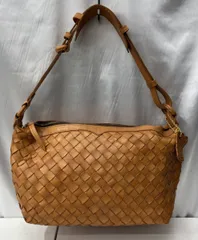 robita ロビタ ショルダーバッグ 斜め掛け鞄 茶色系 ブラウン系 編み込み