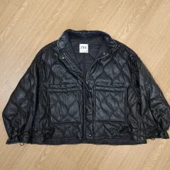 ザラ ブラック キルティング ショート ジャケット M