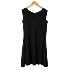 branche ada ワンピース ひざ丈 ノースリーブ M ブラック