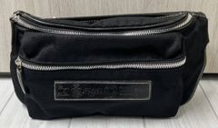Felisi フェリージ ウエストバッグ ナイロン レザー ネイビー - メルカリ