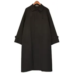 AURALEE　オーラリー　WOOL MAX CANVAS SOUTIEN COLLAR COAT　ステンカラーロングコート　A22SC01WC　8054000232031