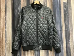 FRED PERRY フレッドペリー F2096 中綿ジャケット リバーシブル ブラック ディープグリーン チェック柄 M