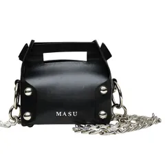 MASU　エムエーエスユー　2024AW　LEATHER CAKE MINI BAG　レザーケーキミニバッグ　チェーンショルダーバッグ　MPFW-OJ0424　8054000232086