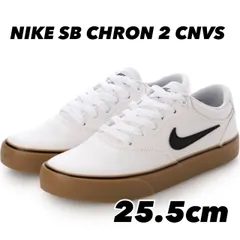 NIKE SB CHRON 2 CNVS ナイキ SB クロン 2 キャンバス WHITE/BLACK-WHITE DM3494-101 25.5cm