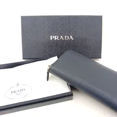 プラダ PRADA サフィアーノトライアングル ジップアラウンド長財布 2ML317