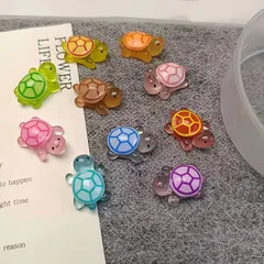 【暗闇で光る】蓄光カメフィギュア 25個セット カラフル3Dデコレーション【パーティー・DIY・イベントに最適】誕生日/クリスマス/ハロウィン飾り付け/ご褒美に