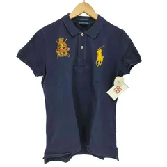 ラルフローレン RALPH LAUREN ロゴ刺繍 エンブレム ビッグポニー ポロシャツ メンズ import：L 