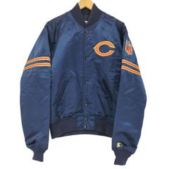 90sSTARTER Chicago Bearsシカゴベアーズアワードジャケット - メルカリ