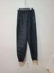 ブラック ダウン 起毛パンツ