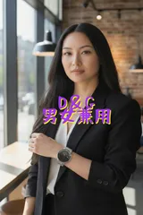 【本日電池交換済】D&G ドルガバ 腕時計 ビッグフェイス 4.5cm 男女兼用のサムネイル