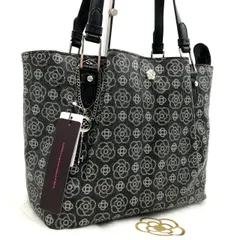 CLATHAS クレイサス トートバッグ 黒 モノグラム PVC