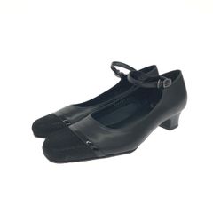 美品】CAMPER KARA ストラップ パンプス ヒール 37 ブラック - メルカリ