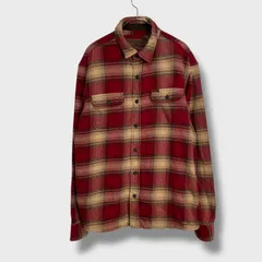 ORVIS☆オービス☆ヘビーネルシャツジャケット☆XL相当☆赤☆サイドポケット付き☆A26M