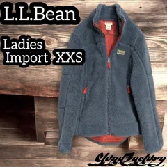 エルエルビーン パイルフリースジャケット レディースインポートXXS ブルーグレー L.L.Bean