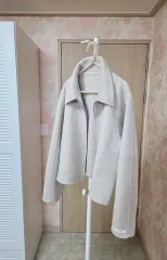 ウール100% オーバーサイズ ジップアップ コート (新品)