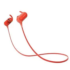 【中古】 ソニー ワイヤレスイヤホン MDR-XB50BS : 防滴 スポーツ向け Bluetooth対応 マイク付き レッド MDR-XB50BS R