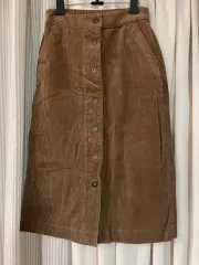 UNIQLO ユニクロ ブラウン コーデュロイ スカート