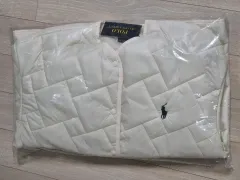 ポロ キルティングジャケット ダウン 白