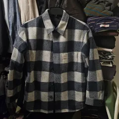(XL) UNIQLO チェック シャツ ジャケット ほぼ新品