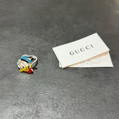 GUCCI  × Disney ドナルドダックリング リング グッチ  × ディズニー シルバー F （5450M）