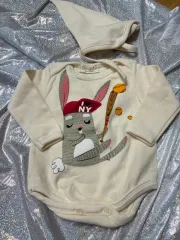 ベビー服（新品）mon bebe ボディスーツセット 9M