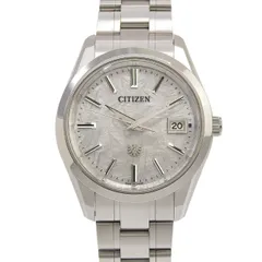CITIZEN ザ・シチズン A060-T027369 メタリックシルバー文字盤 チタン シルバー エコドライブ ソーラー 電波時計 腕時計