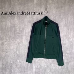 美品 アミ アレクサンドル マテュッシグリーン チェスターコート
